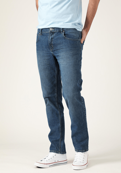 Wrangler GREENSBORO - Jeans a sigaretta - verve/blu scuro