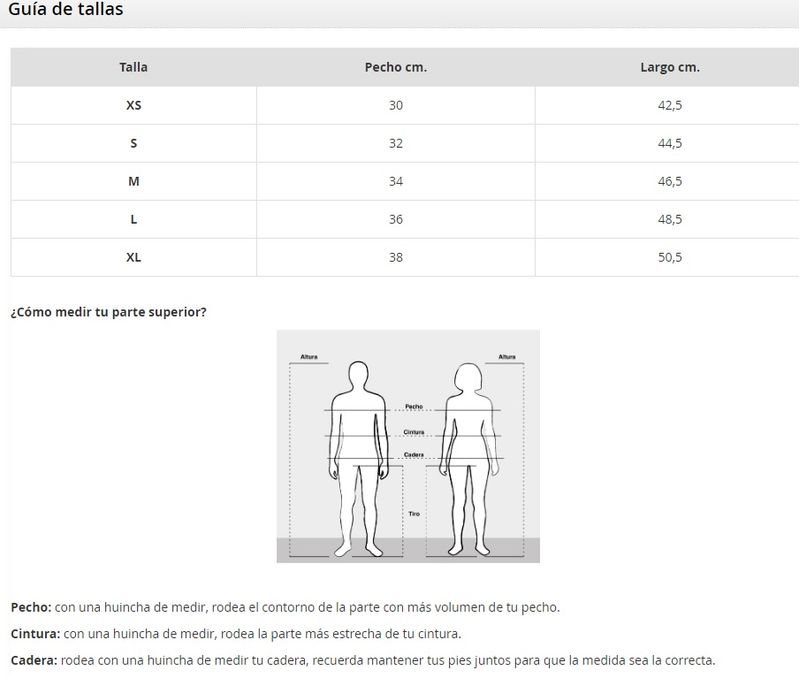 TALLA-MUJER-POLERA
