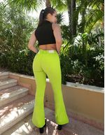 Jeans Mujer Mohicano Alto Verano Colores Flare DOLLY Dolly