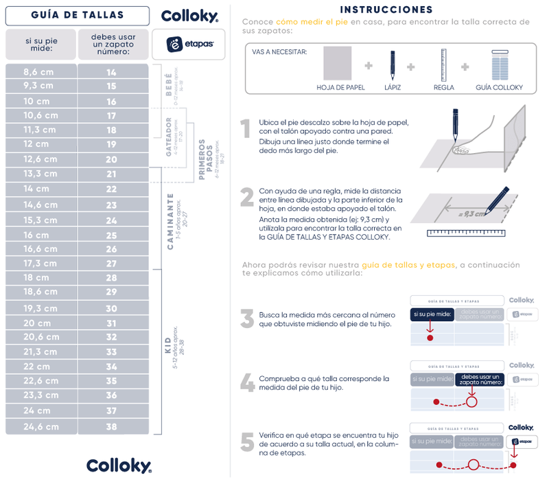 Calzado discount infantil colloky