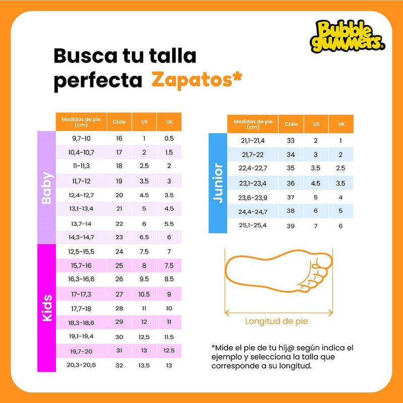 Zapatos Escolares Bubble Gummers Tallas Zapato Escolar Nina Bubble