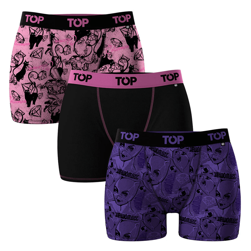 Pack boxer mujer top Dolly