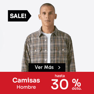 camisas hombre 30%dcto