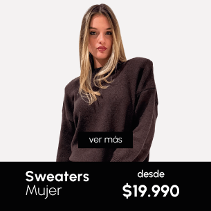 sweaters mujer $19,990