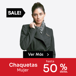chaquetas mujer 50%dcto