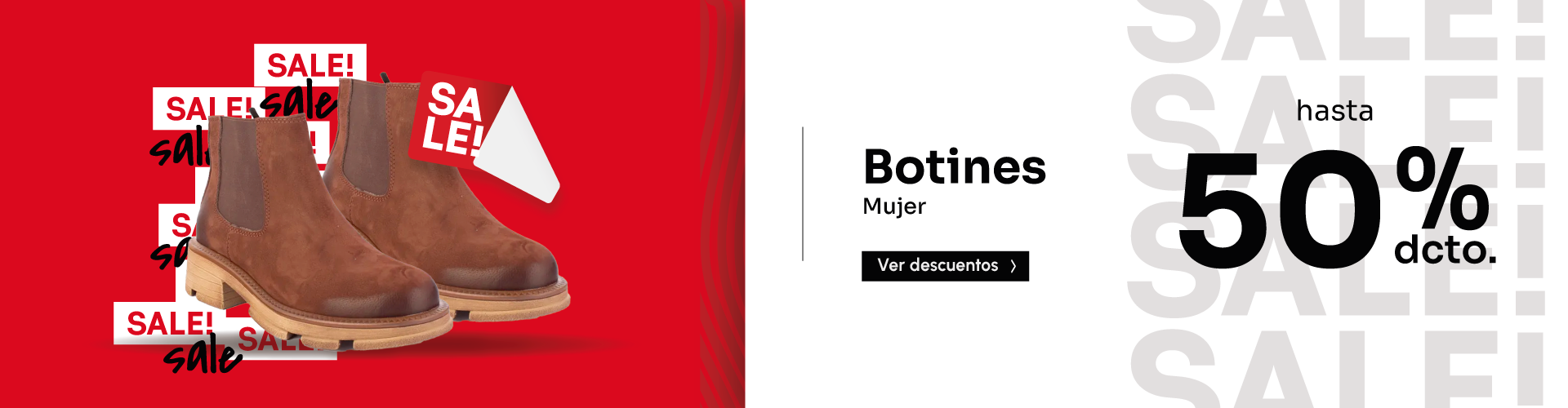 Botines 50%